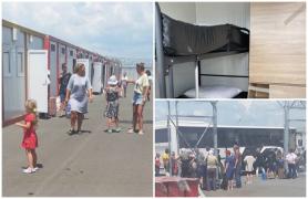 Ucrainenii trimişi de bulgari din hoteluri în containere vor înapoi la ei în ţară. "E mai rău decât la puşcărie"
