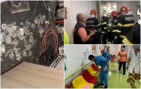 Primele imagini din interiorul Spitalului de Copii Sfânta Maria din Iași. Surse: A fost un scurtcircuit la un crematoriu care urma să fie dezafectat