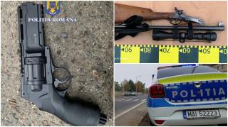 Un român a venit din Belgia, ca să-și ucidă familia din Hunedoara. Era înarmat cu o pușcă cu lunetă și trei pistoale