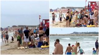 Steag roşu, arborat de la Eforie şi până la Vama Veche. Atenţionarea salvamarilor de care ar trebui să ţină cont turiştii