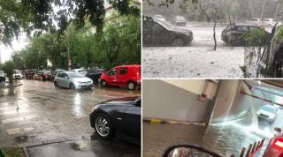 Cod Roșu în București: Rupere de nori și grindină, copaci căzuți și cartiere inundate. Au fost emise două mesaje Ro-Alert