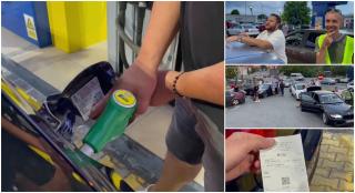 "Dă-i, apasă! Un leu şi ceva, gata!". Șoferii continuă să picure carburantul în rezervoare și să blocheze benzinăriile din țară