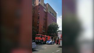 Incendiu la clădirea APACA din Capitală, cu degajări mari de fum. Focul a fost lichidat, nu sunt victime