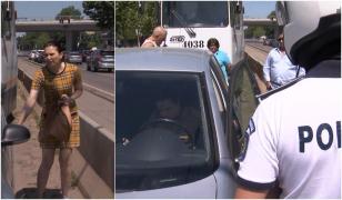 Explicația halucinantă a șoferiței care a blocat linia tramvaiului 5. Vatman: "O bătrânică a rămas cu mine că n-a putut să meargă pe jos"