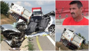 "Nu mai am cuvinte, vă spun". O șoferiță a murit pe loc în Vaslui, după ce a intrat cu mașina în TIR. Acul vitezometrului s-a oprit la 140 km/h
