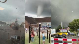 O tornadă uriaşă s-a dezlănţuit în sud-vestul Olandei. O persoană a murit, alte zece au fost rănite