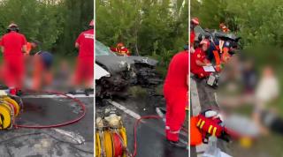 Accident grav pe DN 1A, la Butimanu, în Dâmbovița. Sunt 12 persoane rănite, a fost activat Planul Roșu de intervenție