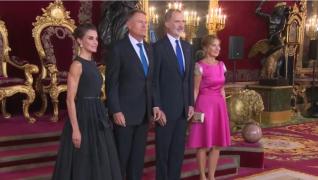 Dineu de gală pentru Klaus Iohannis. Preşedintele României s-a întâlnit cu Regele Felipe al VI-lea şi Regina Letizia