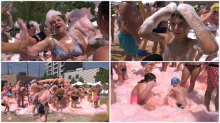 "De 4 zile sunt aici şi imi place la nebunie". Staţiunea Băile Felix, ocupată la capacitate maximă. De ce aleg turiştii să vină aici