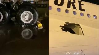 Un avion a zburat între Dubai și Australia cu o gaură în fuzelaj, fără ca nimeni să știe