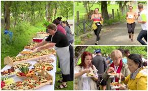 Cursă inedită în judeţul Sibiu. Participanţii la "Burduf Challenge" au alergat pentru cea mai bună brânză