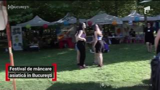 Mâncare asiatică și filme în aer liber, în Parcul Titan