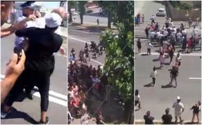 Cinci poliţişti, inclusiv comandantul poliţiei din Târgovişte, bătuţi crunt la înmormântarea fetiţei din Târgovişte. Primele măsuri după scandal