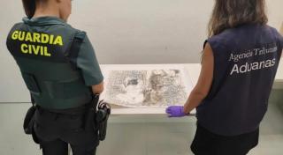 Schiţă Picasso de 450.000 de euro, găsită în bagajul unui pasager, confiscată pe aeroportul din Ibiza