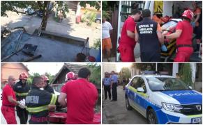 Femeia din Mehedinţi, care a cazut de la etaj cu tot cu balcon, se zbate intre viaţă şi moarte. Cum arată blocul în care locuieşte