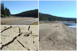 Lacul din România care seacă, pe zi ce trece. Nivelul apei a scăzut şi cu 13 metri, iar ce e mai rău abia acum ar putea urma