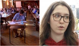 Viitorii medici ai României au avut astăzi primul examen din carieră. Reacția unei tinere când este întrebată dacă va accepta "plicul"