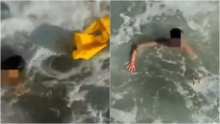 O dronă a salvat de la înec un adolescent de 14 ani în Valencia. Cum s-a derulat misiunea de salvare. VIDEO