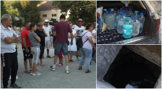 "Am adus o maşină şi am împărţit-o la trei familii". Cartier din Bistrița, la mila autorităţilor. Oamenii primesc apă potabilă cu cisterna