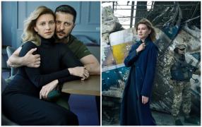 "Greşeala" comisă de Volodimir Zelenski şi soţia sa, Olena. Din răsfăţaţii presei, au devenit ţinta unui val imens de critici după apariţia în Vogue