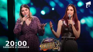 Stand-up Revolution: Ioana Luiza vs. Olga Camacho - duelul "șmecher" al serii, presărat cu glume incendiare