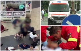 Un copil de nici 2 ani a căzut de la etaj în mall, cu mama alături. Clipa de neatenţie care a făcut posibilă tragedia din Arad
