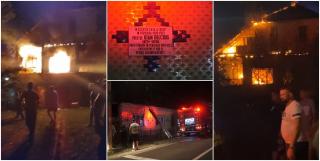 "Vai de capul meu!". Casa parohială ridicată de faimosul preot Belciug, personaj în romanul "Ion", a luat foc