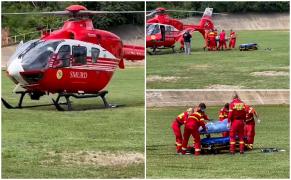 Victimele accidentului din Bulgaria sunt aduse în România. Primul elicopter SMURD a aterizat la Bucureşti
