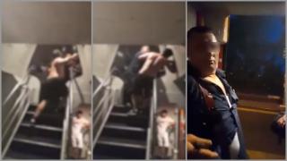 "Uită-te şi tu cum dă cu pumnii în el!" Controlor de tren, luat la bătaie de un călător în timp ce verifica biletele