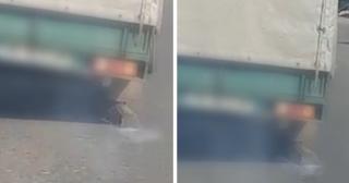 Inventivitatea românilor nu cunoaşte limite: un român a mers cu un buştean pe post de roată după ce a făcut pană