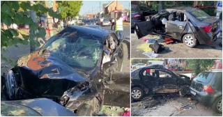 Şi-a ucis soţia după ce s-a urcat băut la volan. Un șofer de 80 de ani a făcut prăpăd cu mașina pe o stradă din Arad