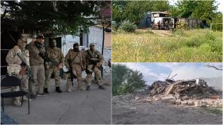 Ceartă între ruși după atacul asupra cartierului general al mercenarilor Wagner, din Popasna. Ce a mai rămas din sediu. VIDEO