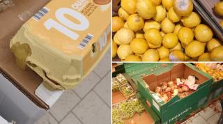 Magazin al "groazei", descoperit lângă 2 spitale ieșene: Allimente stricate, ouă ținute pe caniculă și mizerie de nedescris