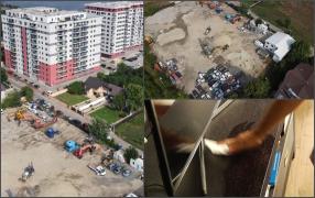 Cartierul din București unde oamenii nu mai pot deschide geamul. Lângă blocurile lor a apărut brusc un șantier