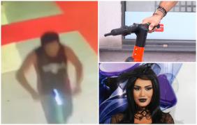Filmul celor două atacuri din Bucureşti, date la 10 minute distanţă. Un bărbat pe trotinetă a semănat teroare, după ce a înţepat două femei pe stradă