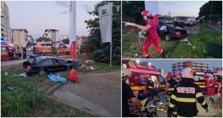 Șapte într-un Mercedes, sirieni și libanezi, cursă nebună cu final tragic la ieșirea din Constanța. Un tânăr a murit pe loc