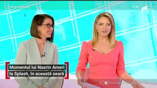 Splash! Vedete la apă!  Natalia Mateuț și Cătălin Cazacu au obținut același punctaj și s-au calificat în finala săptămânii