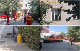 Explozie provocată de o butelie, într-un apartament din Constanţa. Un bărbat de 79 de ani a ajuns la spital cu arsuri grave