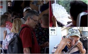 ''Nu putem să respirăm!'' Mărturii incredibile din trenurile groazei. Călătorii, inclusiv copii, nevoiţi să suporte temperaturi infernale