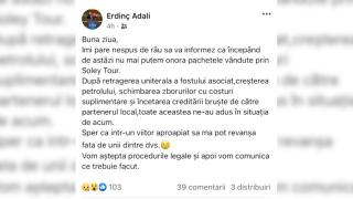 Reacţia patronului agenţiei de turism care a abandonat 70 de români în Turcia: "Ştiţi că petrolul se mai scumpeşte şi este un flux…"