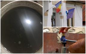 Românii care dau bani grei să le curgă noroi la robinet. Apa neagră i-a gonit şi pe turişti. "Frumos, mă, ce daţi la oameni pe conductă"