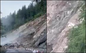 Trafic blocat în Suceava, în urma alunecărilor de teren. Ploile torenţiale au făcut prăpăd în ultimele zile