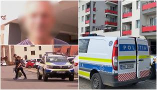 "Ăsta era pe hol, cu cuţitul în mână". Filmul dublei crime din Cluj. Vecinii povestesc cum bărbatul a devenit călăul mamei şi al bunicii