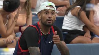 Tenismenul Nick Kyrgios nu se dezminte: S-a plâns arbitrului că nu poate respira pentru că spectatorii fumează marihuana