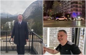 Primele imagini cu românul care şi-a omorât fosta iubită, apoi s-a sinucis în mijlocul unei străzi din Miami