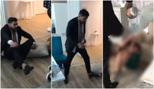 Noi imagini în care Fane Văncică îşi loveşte cu brutalitate iubita. Interlopul a încercat să "cumpere" tăcerea martorilor