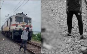 Adolescent, la un pas de moarte după ce a fost lovit de tren. Rugase un prieten să-l filmeze plimbându-se pe lângă calea ferată, în India