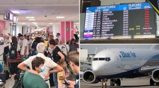 Filmul zilei în care Blue Air a anulat zborurile din senin, iar planurile a mii de oameni au fost distruse. Cum s-a ajuns aici