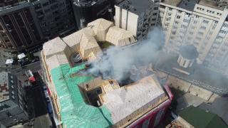 Incendiu la Palatul Nifon, clădirea Patriarhiei pentru care statul a dat 56 de milioane de lei. Lucrările de restaurare, la un pas să facă scrum monumentul