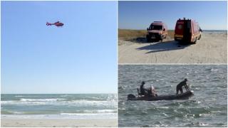 Tânărul de 19 ani, dispărut în zona Corbu, a fost înghiţit de valuri în timp ce tatăl său încerca să-l înveţe să înoate